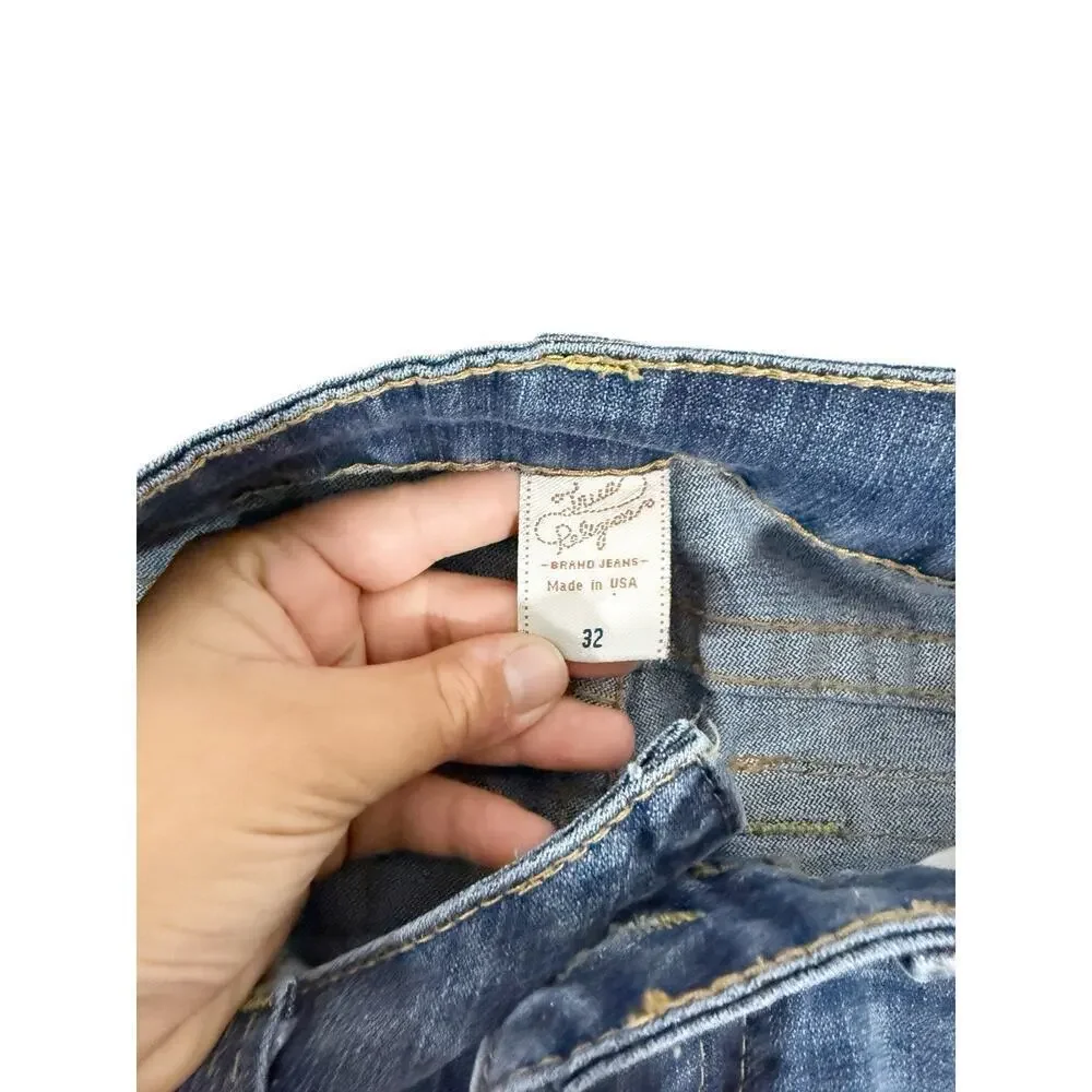 Vintage Y2K Becca Twist Seam Womens Bootcut Jeans Low Mid Rise Size 32